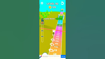 Stunt Rails Game🤩😍level 92 #stuntrails  #mobilegame #shorts #viral