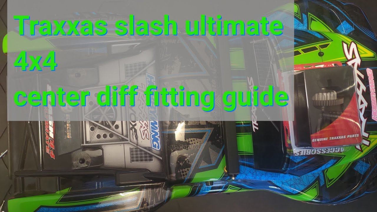 Fitting the Slash 4x4 centre diff TRX6780 YouTube