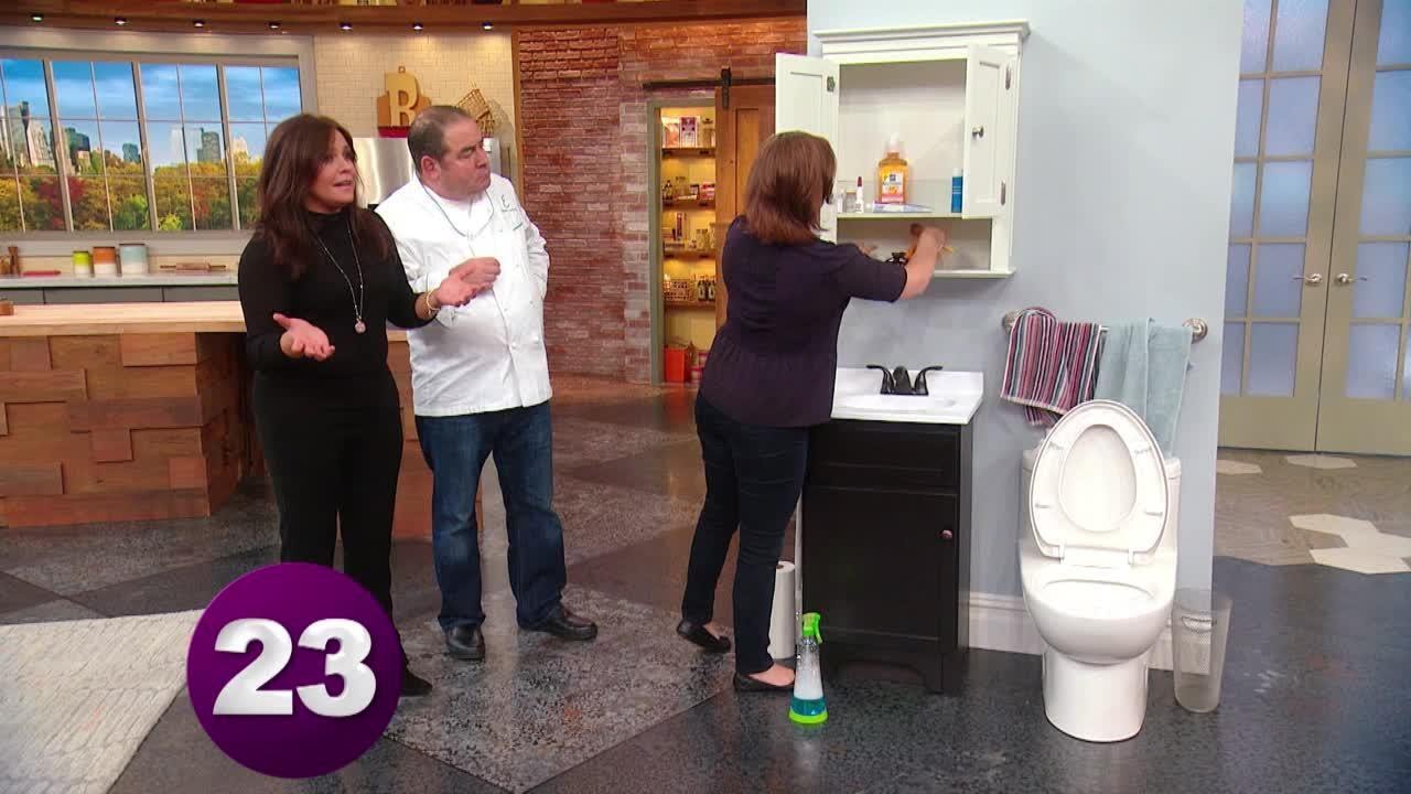 How to Clean Your Bathroom in 60 Seconds | Rachael Ray Show