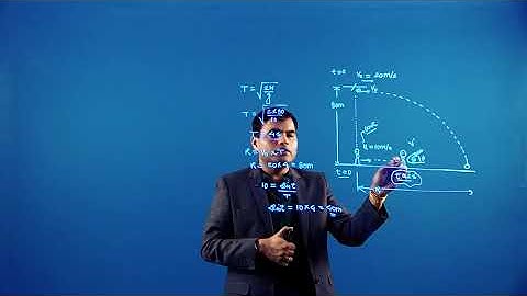 Projectile Motion Example for IIT-JEE & NEET.