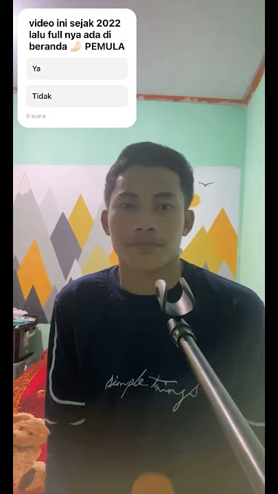 Masi tahap belajar 😊, ini lagu salah satu penyanyi legendaris sang Hi Rhoma irama, raja dangdut