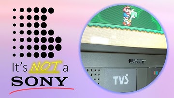 This is NOT a Sony PVM - CRT monitor RGB mod for retro gaming. TVS CM-14DNA security CCTV CRT