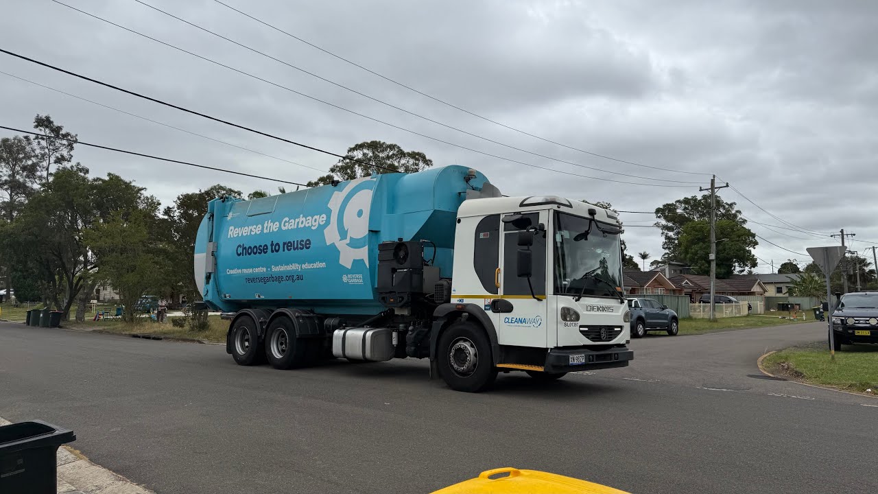 Blacktown City Council Cleanaway Recycling light blue Dennis Elite 2 Bucher SL01397 (Part 2)