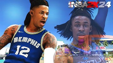 How to make Ja Morant EXACT Build in NBA 2K24! - SLASHER BUILD 2K24! BEST JA MORANT BUILD!