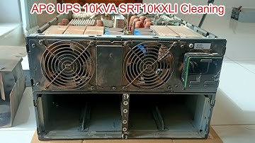 APC UPS 10KVA SRT10KXLI Dust Cleaning