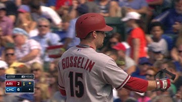 ARI@CHC: Gosselin grounds an RBI double to left