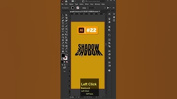 How to Create Text Shadow In Illustrator  Easy 😍