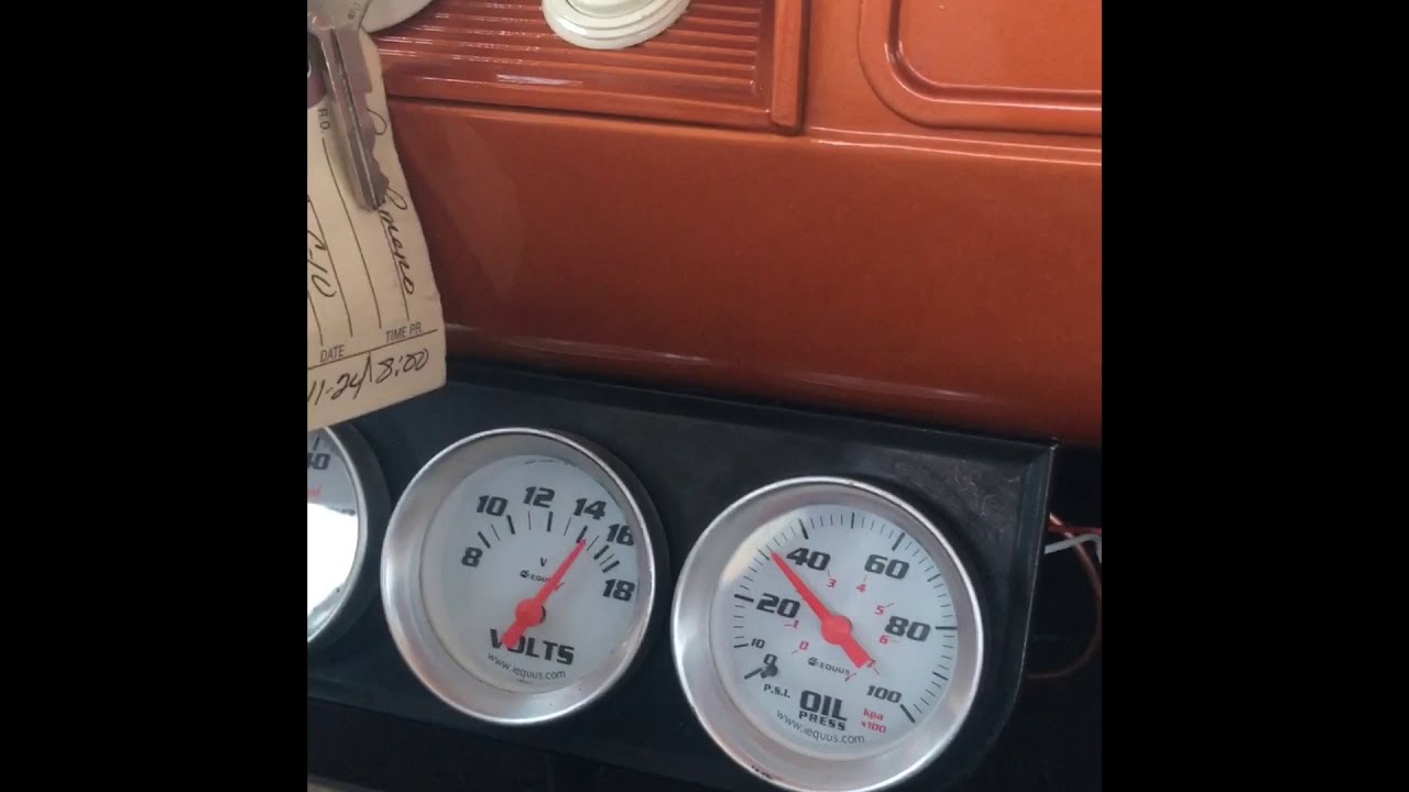 C10 Ls swap oil pressure gauge mechanical version YouTube