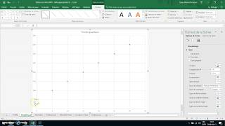 Ajouter une coupure d'axe dans Excel 2016 pour chimie et physique de 5e secondaire