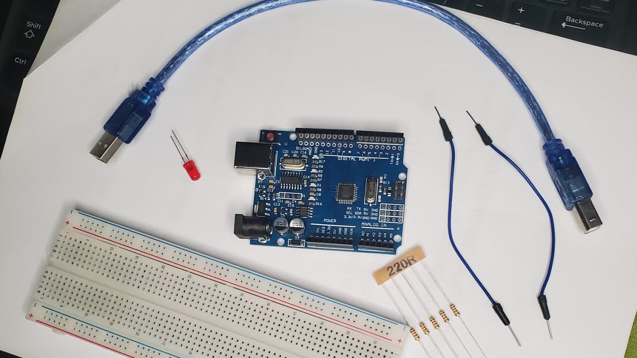 Arduino Breadboard LED Blink Project | Beginner Tutorial by Gelo - YouTube