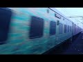 12860 Howrah - Mumbai CSMT Gitanjali SF Express overtaking 12108 STP- Mumbai LTT SF Exp at Khervadi
