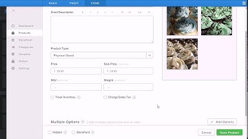 1. Ecom Editor - Add Products (Creativs Drag & Drop CMS editor)