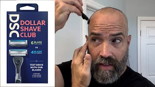 Dollar Shave Club Razor Review & Head Shave