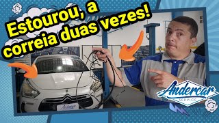 Citroen Ds5 THP, estourou a correia de acessórios duas vezes, dica top! #carrosfranceses #oficina