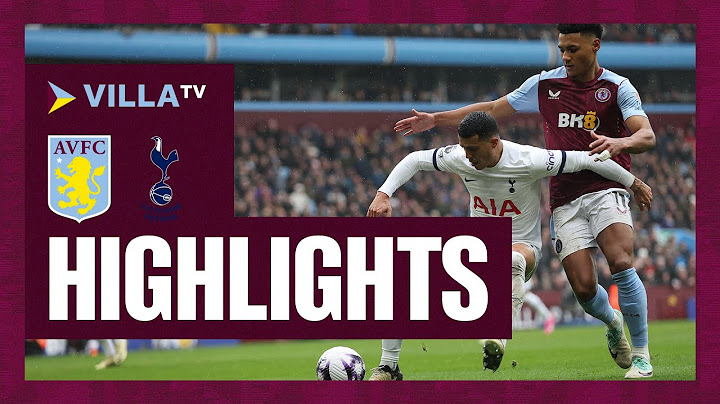 HIGHLIGHTS | Aston Villa 0-4 Tottenham Hotspur