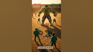 Green Light, Hulk Smash #hulk #squidgame #cartoon