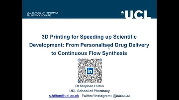 3d Printing for Speeding up Scientific Development   Dr Stephen Hilton
