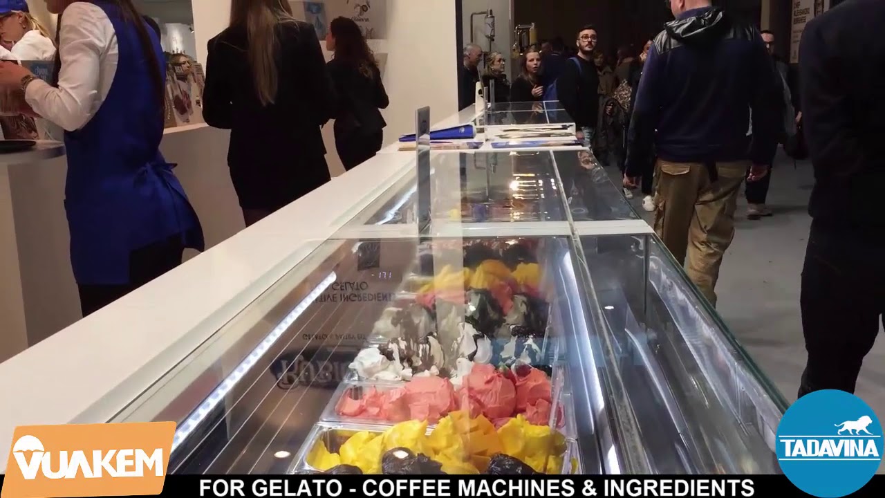 Everything for Gelato shops are Rubicone Ingredients and Gelatec gelato showcase | TADAVINA
