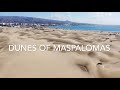 Drone  the desert of maspalomas  gran canaria   2024  4k