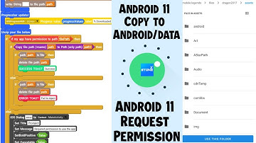 Android 11 copy file data folder Sketchware [StoneX]