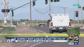 Pinal County deputies shoot, kill suspected hit-and-run driver