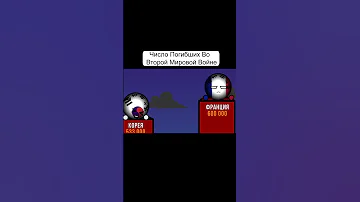 Число Погибших Во Второй Мировой Войне #countryballs