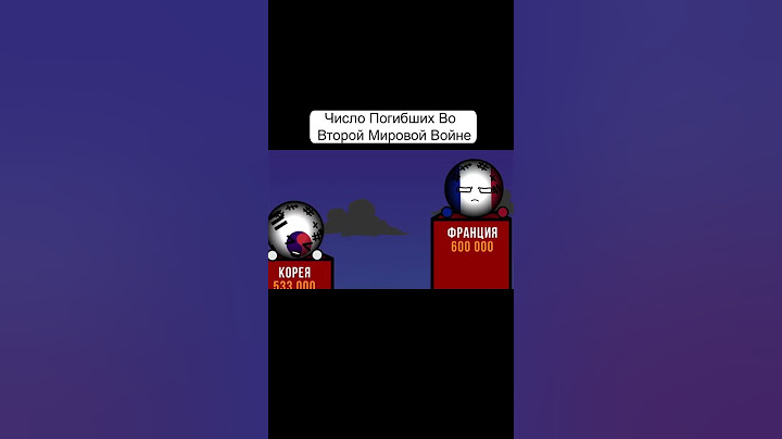 Число Погибших Во Второй Мировой Войне #countryballs