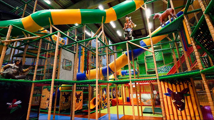 Toy Hunting at Indoor Playground with Toys from To...