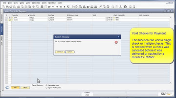 Void Checks for Payment
