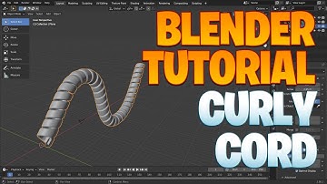Blender beginner series No. 40 - Curly cord with screw modifier