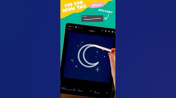 Glowing Moon - Easy Drawing #SpringOnYoutube #artwithflo