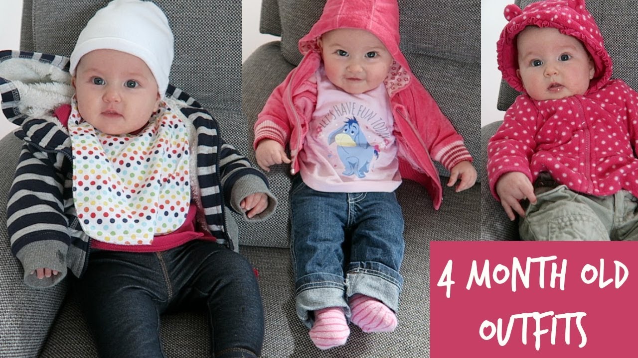 Baby Outfits For A Week | 4 Month Old 