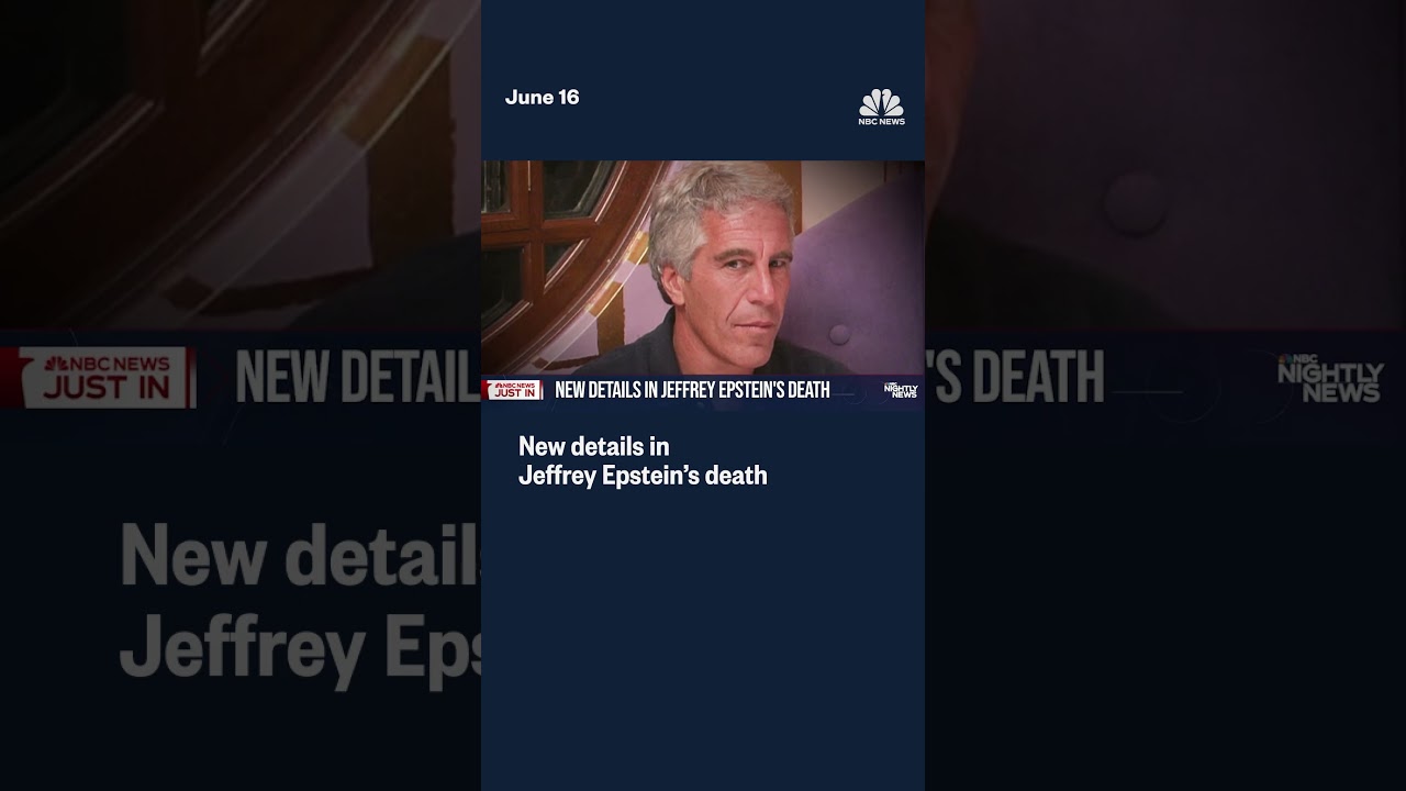 New details in Jeffrey Epstein’s death New details in Jeffrey Epstein’s death