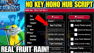 Blox Fruit Script Update 20 No Key AUTO FARM & FRUIT RAIN ! HOHO