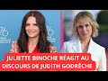 Juliette binoche ragit au discours de judith godrche et la soutient