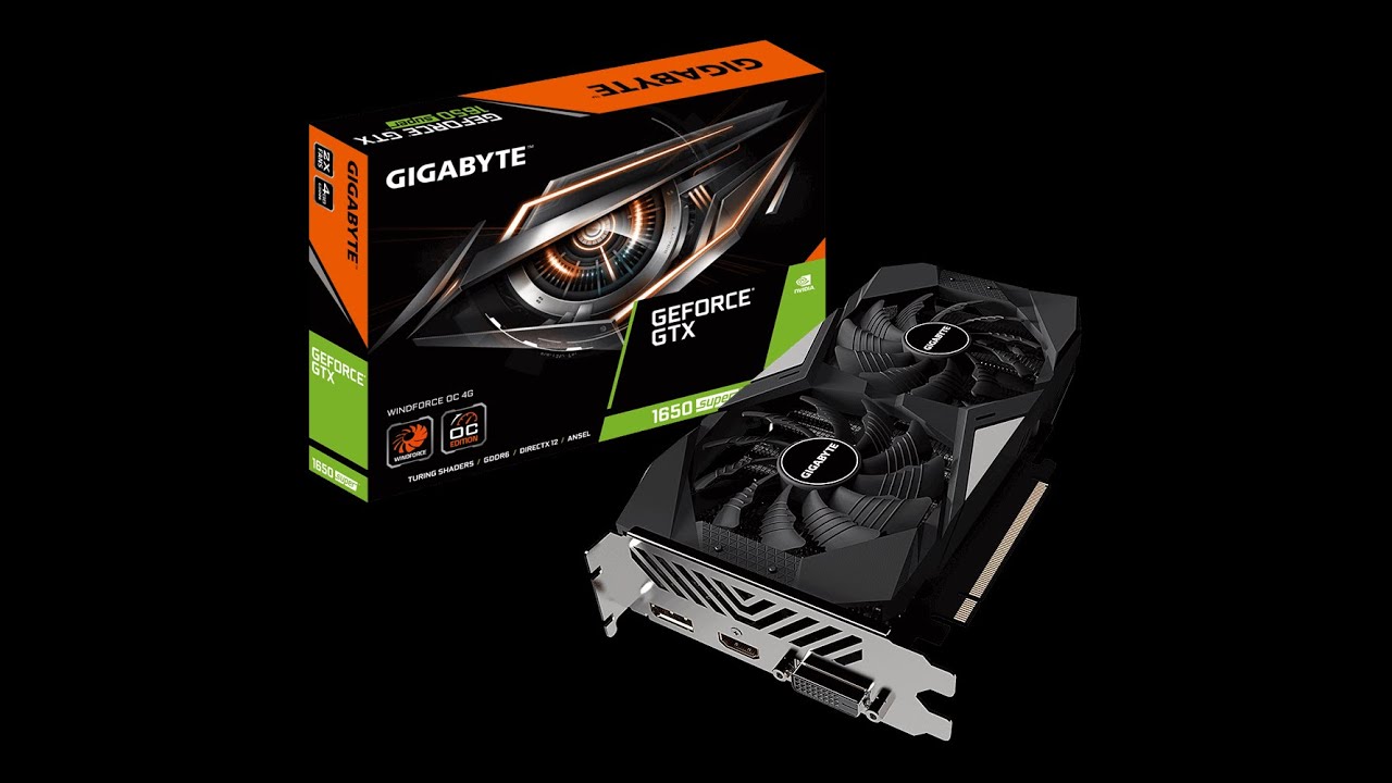 Gigabyte GeForce GTX 1650 SUPER WINDFORCE OC 4G Graphics Card Unboxing and Overview -