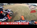 Redbull 2 stroke festival  race wins huge crashes and bike problems