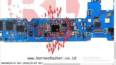 Samsung A5 2017 SM A520 In Out Voltes Power Shot Problem Hardware Solution