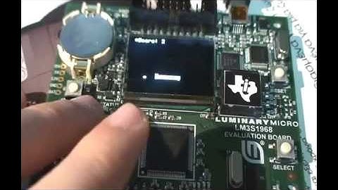 Snake Game on Cortex M3 Stellaris EVM board