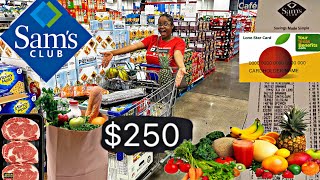 HEALTHY FOOD STAMP SHOPPING HAUL AT SAM’S CLUB | NOURISH YOUR BODY WITHOUT BREAKING THE BANK !