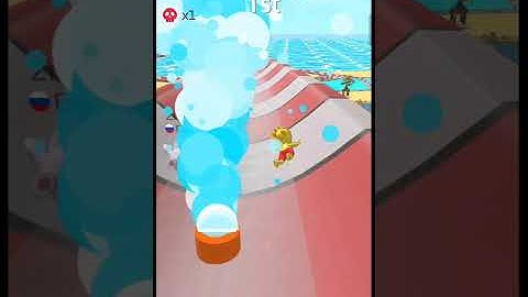 Aquapark.io Full game play android iOS games walkthrough part 16th | #shorts