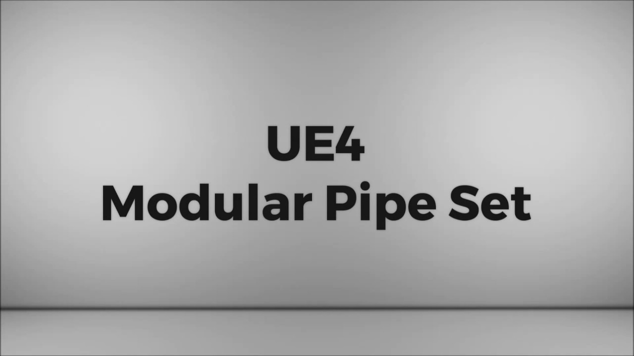 UE4 Modular Pipe Set