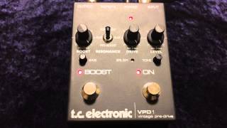 More TC VPD1 (Vintage Pre-Drive) Action!!! - YouTube
