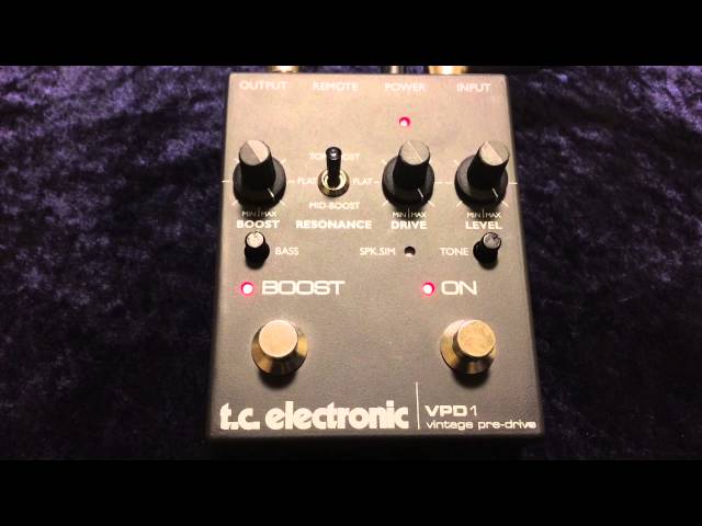 More TC VPD1 (Vintage Pre-Drive) Action!!! - YouTube