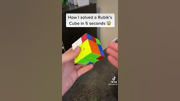 How I solved a Rubik’s Cube in 5 seconds 😱