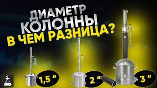 видео: Диаметр колонны самогонного аппарата. Какой выбрать? картинка: Диаметр колонны самогонного аппарата. Какой выбрать?