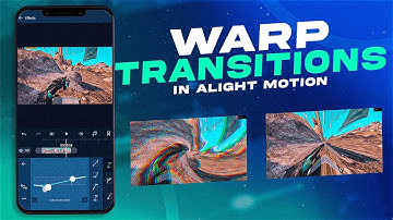 Swirl & Pinch Warp Transition in Alight Motion | Tutorial 🌼