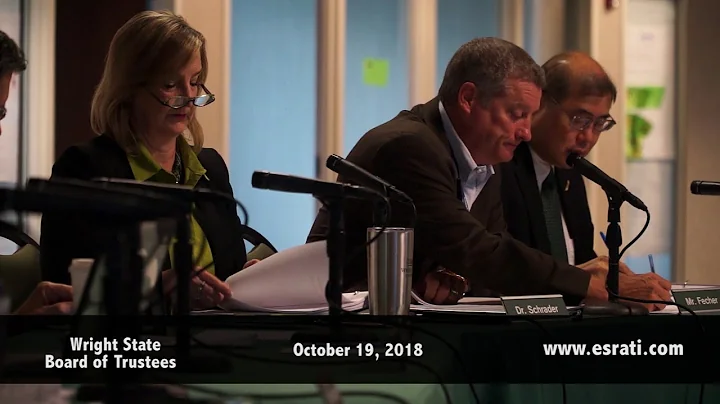 Wright State Board of Trustees meet in the dark, 1...