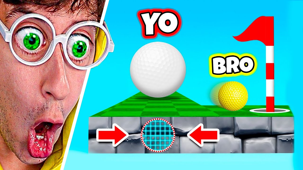 HOYO TROLL vs HERMANO 😂⛳! (Secretos Ocultos) - GOLF IT #14 TEKENDO