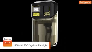 1200MAh EDC Keychain Flashlight - Shop on Banggood